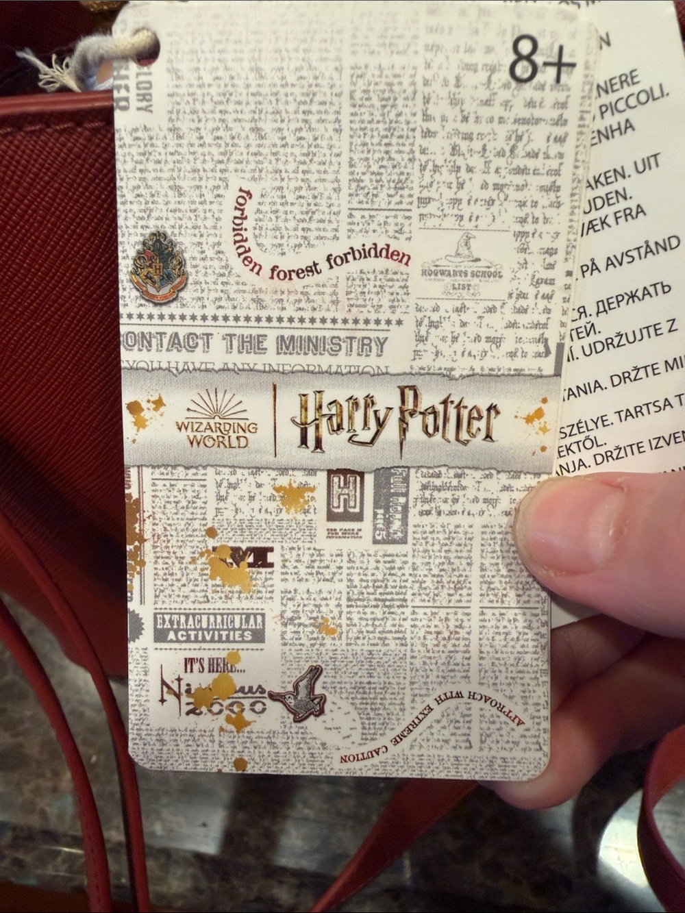 Harry Potter x Red Top-Handle Satchel - Picture 8 of 16